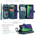iPhone 16 Caseme C30 Monitoiminen Lompakkokotelo - Sininen