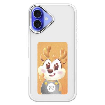 iPhone 16 DIY E-InkCase NFC Case - Valkoinen