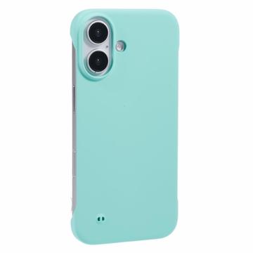 iPhone 16 Kehyksetön Muovikotelo - Vaalea Syaani