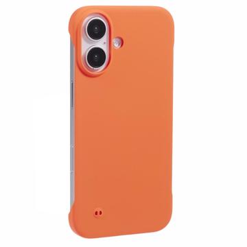 iPhone 16 Kehyksetön Muovikotelo - Oranssi