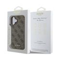 iPhone 16 Guess 4G Charms Collection Hybridikotelo - Ruskea