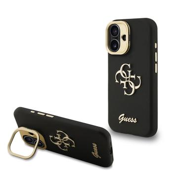 iPhone 16 Guess Grained 4G Logo Kameran runkokotelo