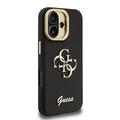 iPhone 16 Guess Grained 4G Logo Kameran runkokotelo