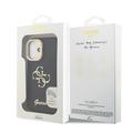 iPhone 16 Guess Grained 4G Logo Kameran runkokotelo