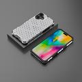 iPhone 16 Honeycomb Armored Hybridikotelo - Harmaa