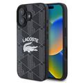 iPhone 16 Lacoste Blend Monogram -kotelo - MagSafe-yhteensopiva - musta