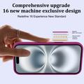 iPhone 16 Nestemäinen Silikoni Suojakuori - MagSafe-yhteensopiva - Violetti