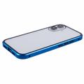iPhone 16 Magneettikotelo Panssarilasi - Yksityisyyssuoja - Sininen