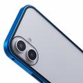 iPhone 16 Magneettikotelo Panssarilasi - Yksityisyyssuoja - Sininen