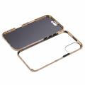 iPhone 16 Magneettikotelo Panssarilasi - Yksityisyyssuoja - Kulta