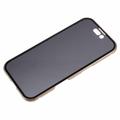 iPhone 16 Magneettikotelo Panssarilasi - Yksityisyyssuoja - Kulta