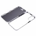 iPhone 16 Magneettikotelo Panssarilasi - Yksityisyyssuoja - Hopea