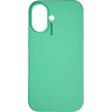 iPhone 16 Nudient Base Silikonikotelo - Mintunvihreä