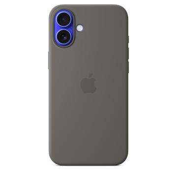 iPhone 16 Plus Apple Silikonikuori MagSafella MYYC3ZM/A - Kiven harmaa