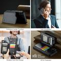 iPhone 16 Plus Caseme C22 Kotelo RFID-korttilompakko - Musta