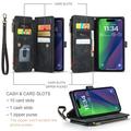 iPhone 16 Plus Caseme C30 Monitoiminen Lompakkokotelo - Musta