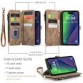 iPhone 16 Plus Caseme C30 Monitoiminen Lompakkokotelo - Ruskea