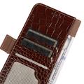 iPhone 16 Plus Crocodile Lompakkomallinen Nahkakotelo kanssa RFID