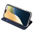 iPhone 16 Plus Dux Ducis Skin Pro Lompakkokotelo - Sininen