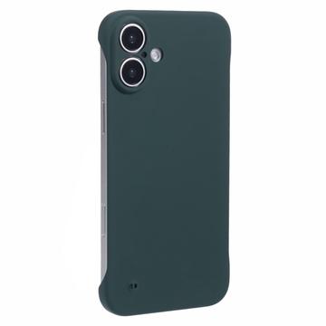iPhone 16 Plus Kehyksetön Muovikotelo - Tummanvihreä