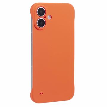 iPhone 16 Plus Kehyksetön Muovikotelo - Oranssi