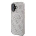 iPhone 16 Plus Guess 4G värillinen rengaskotelo - MagSafe-yhteensopiva - Pinkki