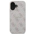iPhone 16 Plus Guess 4G värillinen rengaskotelo - MagSafe-yhteensopiva - Pinkki