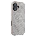 iPhone 16 Plus Guess 4G värillinen rengaskotelo - MagSafe-yhteensopiva - Pinkki