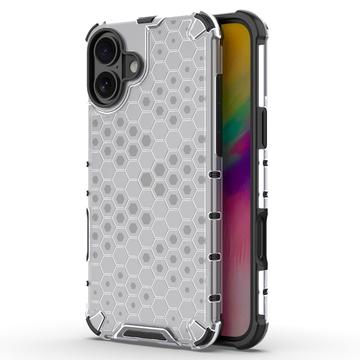 iPhone 16 Plus Honeycomb Armored Hybridikotelo - Harmaa