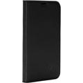 iPhone 16 Plus JT Berlin BookCase Tegel Läppänahkakotelo - Musta