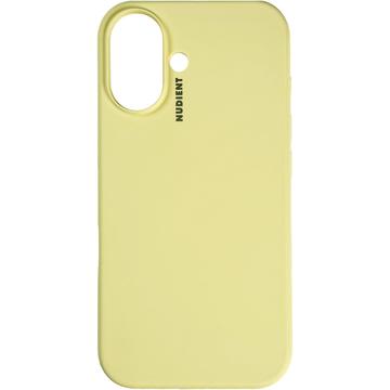 iPhone 16 Plus Nudient Base Silikonikotelo - Haaleankeltainen