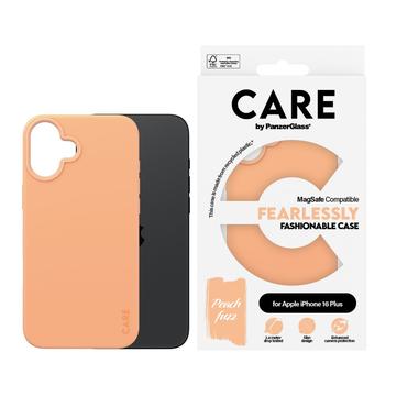 iPhone 16 Plus PanzerGlass Care Fearlessly Fashionable kotelo - MagSafe-yhteensopiva - persikkainen