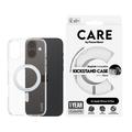 iPhone 16 Plus PanzerGlass Kickstand Care Kotelo - MagSafe-yhteensopiva - hopea