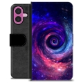 iPhone 16 Plus Premium Lompakkokotelo - Galaksi