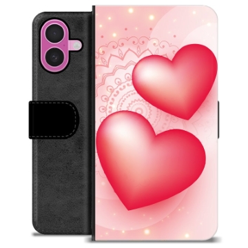 iPhone 16 Plus Premium Lompakkokotelo - Rakkaus
