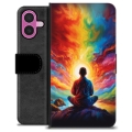 iPhone 16 Plus Premium Lompakkokotelo - Meditaatio