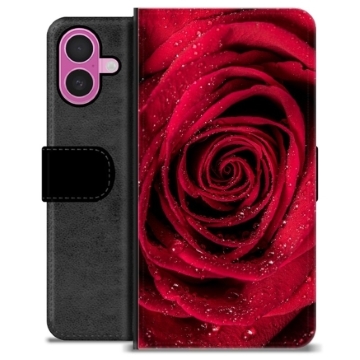 iPhone 16 Plus Premium Lompakkokotelo - Ruusu