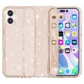 iPhone 16 Plus Stylish Glitter Series Hybridikotelo - Kulta