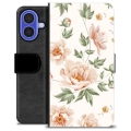 iPhone 16 Premium Lompakkokotelo - Kukka