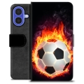 iPhone 16 Premium Lompakkokotelo - Tulijalkapallo