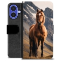 iPhone 16 Premium Lompakkokotelo - Hevonen