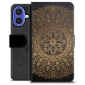 iPhone 16 Premium Lompakkokotelo - Mandala