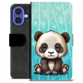 iPhone 16 Premium Lompakkokotelo - Panda
