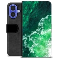 iPhone 16 Premium Lompakkokotelo - Aallot