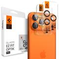 iPhone 16 Pro/16 Pro Max/17 Pro/17 Pro Max Spigen Glas.tR Ez Fit Optik Pro Kameralinssin Panssarilasi - 9H - Oranssi