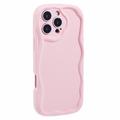 iPhone 16 Pro Candy Color Wavy TPU-kotelo - vaaleanpunainen