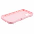 iPhone 16 Pro Candy Color Wavy TPU-kotelo - vaaleanpunainen