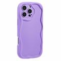 iPhone 16 Pro Candy Color Wavy TPU-kotelo - violetti