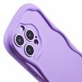 iPhone 16 Pro Candy Color Wavy TPU-kotelo - violetti