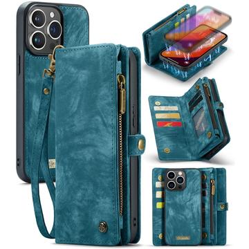 iPhone 16 Pro Caseme 008 2-in-1 Multifunctional Lompakkokotelo - Sininen